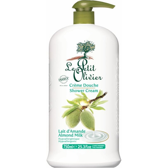 Le Petit Olivier Mandľový mliečny sprchový krém 750 ml