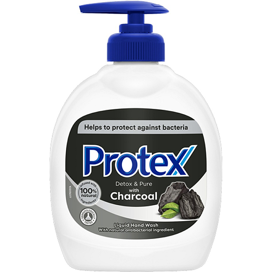 Antibakteriálne tekuté mydlo Protex Charcoal s pumpičkou 300 ml