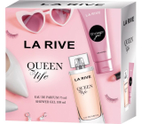 La Rive Queen of Life parfumovaná voda 75 ml + sprchový gél 100 ml, darčeková súprava pre ženy