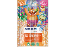 Tetesept Monsters praskajúca farebná soľ do kúpeľa pre deti 45 g