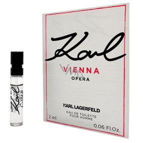 Karl Lagerfeld Vienna Opera toaletná voda pre mužov 2 ml s rozprašovačom, flakón