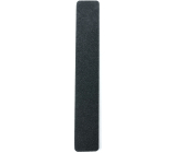 Pilník na nechty plochý čierny štvorcový jemný 18 cm