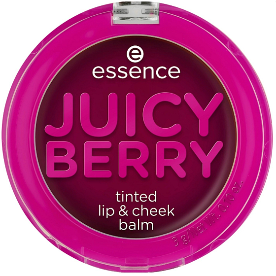 Essence Juicy Berry balzam na pery a tvár 3 g