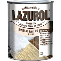 LAZUROL Oknobal základ farba na drevo S2060, biela, 600 ml