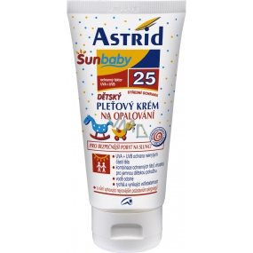 Astrid Sun Baby F25 pleťový krém na opaľovanie pre deti 75 ml