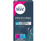 Veet Professional voskové pásiky na nohy a telo pre citlivú pokožku 12 kusov