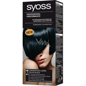 Syoss Professional farba na vlasy 1 - 4 modročierny