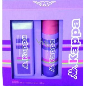 Kappa Viola Women sprchový gél 250 ml + dezodorant sprej 150 ml, kozmetická sada