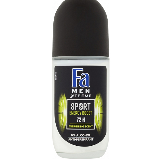 Fa Men Sport Double Power Power Boost guľôčkový dezodorant roll-on pre mužov 50 ml