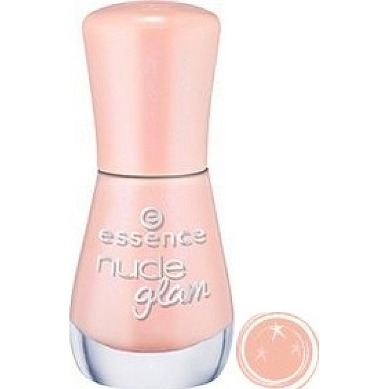 Essence Nude Glam Nail Polish lak na nechty 08 Peach & Cream 8 ml