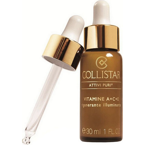 Collistar Attiva Puri Vitamine A + C + E regeneračné pleťové sérum 30 ml