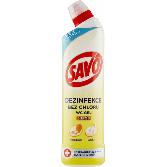 Savo Citrón Wc tekutý čistiaci a dezinfekčný prípravok 750 ml