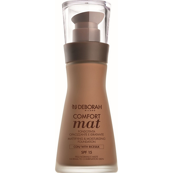 Deborah Milano Comfort Mat Foundation SPF15 make-up 04 Apricot 30 ml