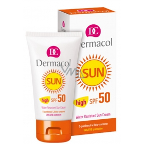 Dermacol Sun Water Resistant Cream SPF50 vodeodolný ochranný krém na opaľovanie 50 ml