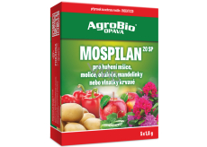 AgroBio Mospilan 20SP prípravok na ochranu rastlín 5 x 1,8 g