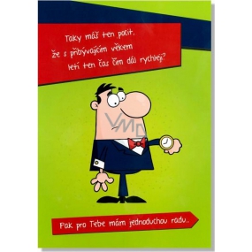 Albi Hracie prianie do obálky K narodeninám Čas letí čoraz rýchlejšie Ako ten čas letí Václav Neckář 14,8 x 21 cm