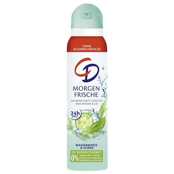 CD Wasserminze a Čurko - Mäta a Uhorka telový dezodorant sprej pre ženy 150 ml