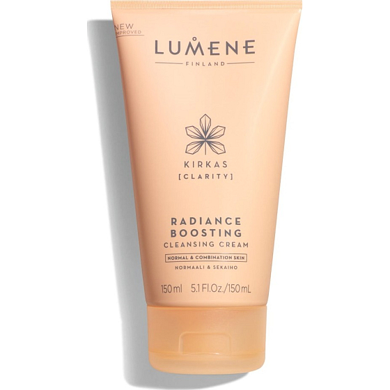 Lumene Kirkas Clarity Radiance Boosting Cleansing Cream rozjasňujúci čistiaci krém pre normálnu a zmiešanú pleť 150 ml