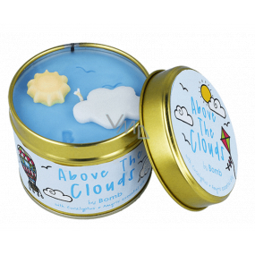 Bomb Cosmetics Nad mrakmi - Above The Clouds Vonná prírodná, ručne vyrobená sviečka v plechovej dóze horí až 35 hodín