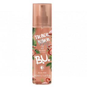B.U. Tropical Passion Body Mist parfumovaný telový sprej pre ženy 200 ml