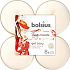 Bolsius True Moods Get Cosy Baked Apple & Cinnamon - Pečené jablko a škorica maxi vonné čajové sviečky 8 kusov, doba horenia 8 hodín