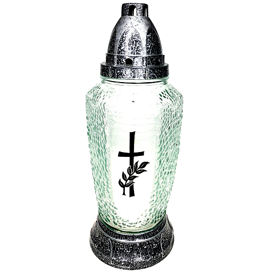 Admit Lampa sklenená Kríž 27 cm 30 hodín 130 g 354 LA KRZ
