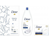 Dove Beauty For All Deeply Nourishing sprchový gél 250 ml + Original toaletné mydlo 100 g, kozmetická sada