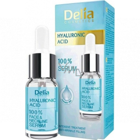 Delia Cosmetics 100% sérum s kyselinou hyalurónovou na tvár a dekolt 10 ml