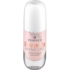 Essence French Manicure lak na nechty na francúzsku manikúru 01 Peach please! 8 ml