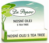 Dr. Popov Tea Tree nosový olej na uvoľnenie dýchacích ciest 6 ml