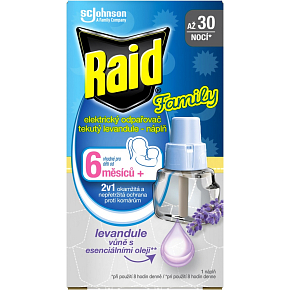 Raid náplň pre elektrický tekutý odpařovač 2v1, levanduľa, 21 ml