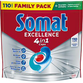 Somat tablety do umývačky 4v1 Excellence 110 ks