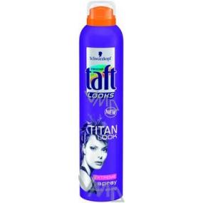 Taft Titan Looks Extreme drží za všetkých podmienok lak na vlasy 250 ml