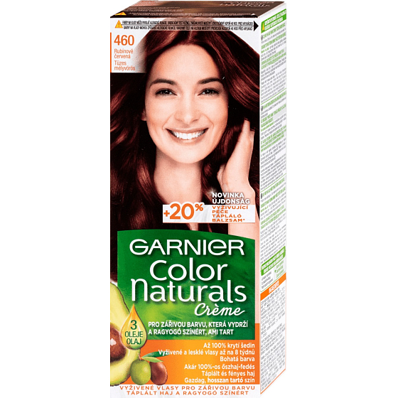 Garnier Color Naturals farba na vlasy 460 rubínovo červená