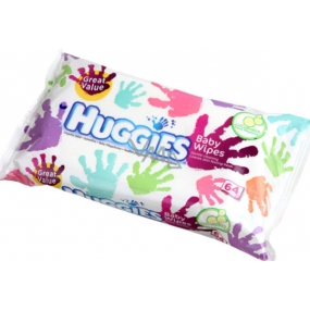 Huggies Baby Wipes vlhčené obrúsky pre deti 64 kusov