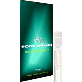 Tom Tailor New Experience Man toaletná voda 1,2 ml s rozprašovačom, vialka