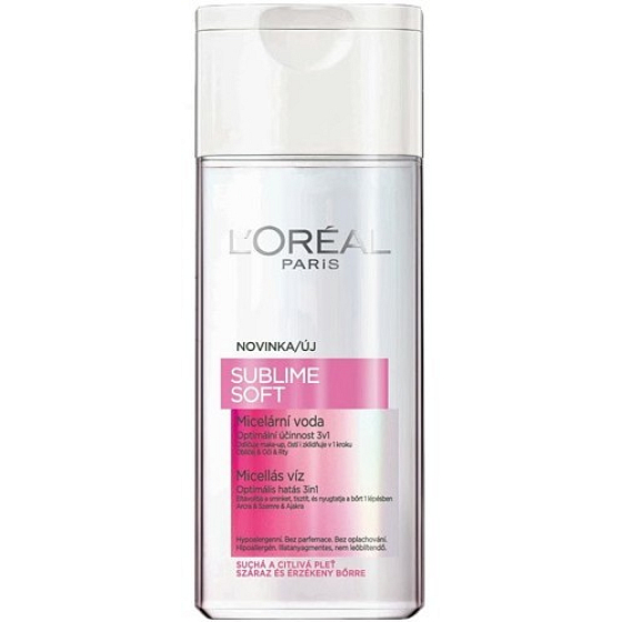 Loreal Paris Sublime Soft 3v1 zdokonaľujúca micelárna voda 200 ml
