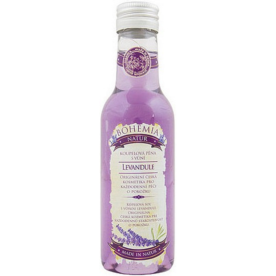Bohemia Gifts Levanduľa s extraktom z bylín a vôňou levandule kúpeľová pena 200 ml