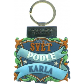 Albi Knižka s menom na kľúče Svet podľa Karla 6 x 9,5 cm