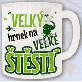 Nekupto Darčeky s humorom Hrnček maxi Veľký hrnček na veľké šťastie 0,8 l