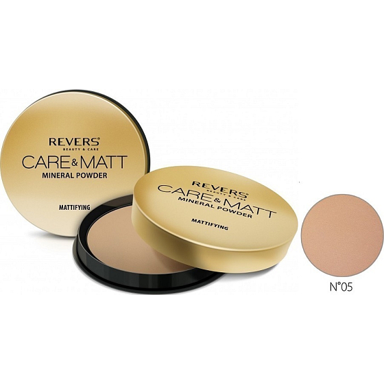 Reverz Care & Matt Compact Powder kompaktný púder 05, 8 g