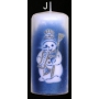 Lima Magická sviečka Snehuliak valec 70 x 150 mm 1 kus