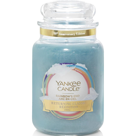 Yankee Candle Rainbows End - Na konci dúhy vonná sviečka Returning Classic veľká sklo 623 g