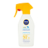 Nivea Sun Kids F50 + Sensitive opaľovací vodeodolný neparfumovaný sprej 300 ml