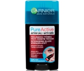 Garnier Pure Active Charcoal Aktívne uhlie peelingová tyčinka proti čiernym bodkám 50 ml
