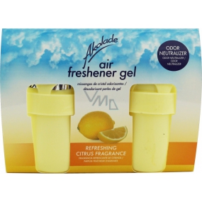 Akolade Air Freshener Citrus solid gél osviežovač vzduchu 2 x 150 g