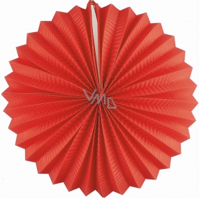 Lampión guľatý červený 25 cm