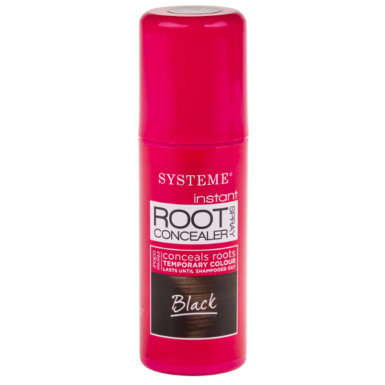 Systeme Root Concealer Sprej na krytie šedín-odrastov Čierna 75 ml
