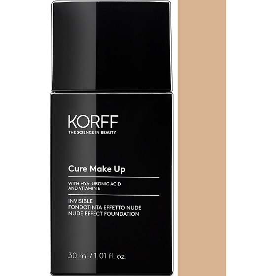 Korff Cure Make Up Invisible Nude Effect Foundation neviditeľný make-up 02 Almond 30 ml