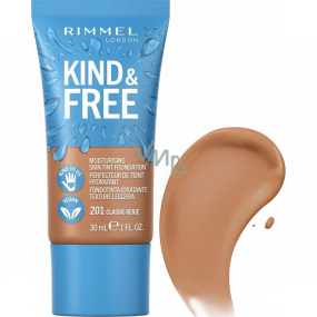 Rimmel London Kind & Free Hydratačný make-up 201 Classic Beige 30 ml